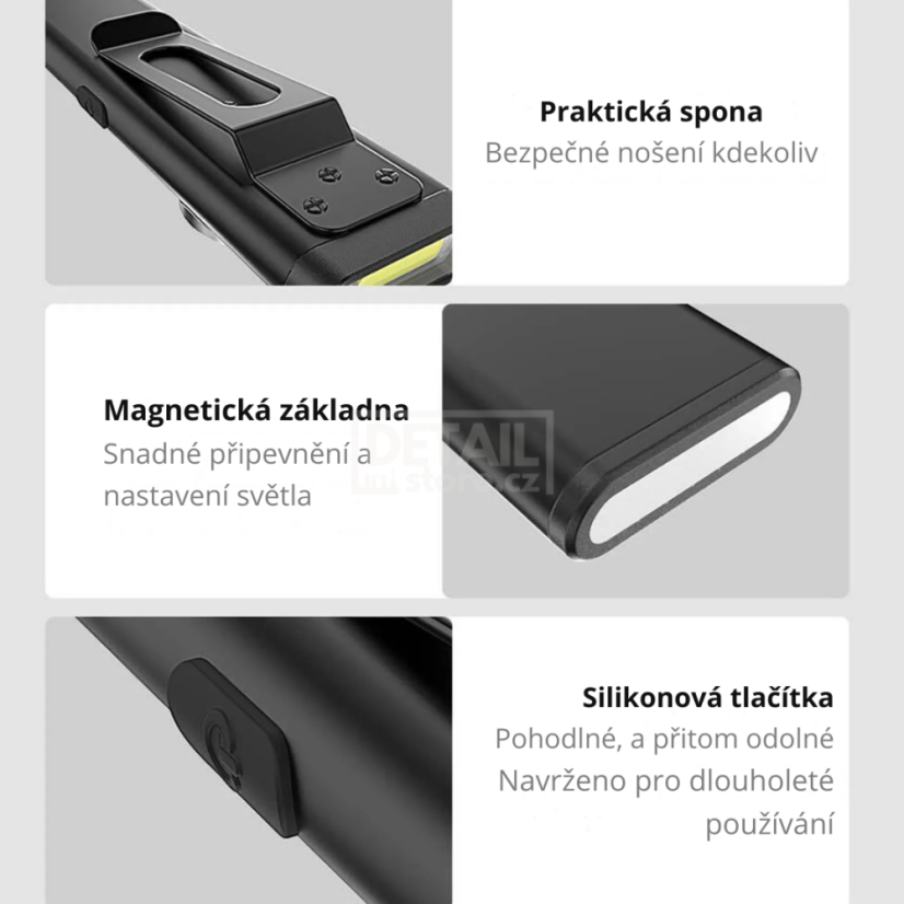 KLARUS E5 Compact Dual Light - Kompaktní inspekční svítilna (600 lm)