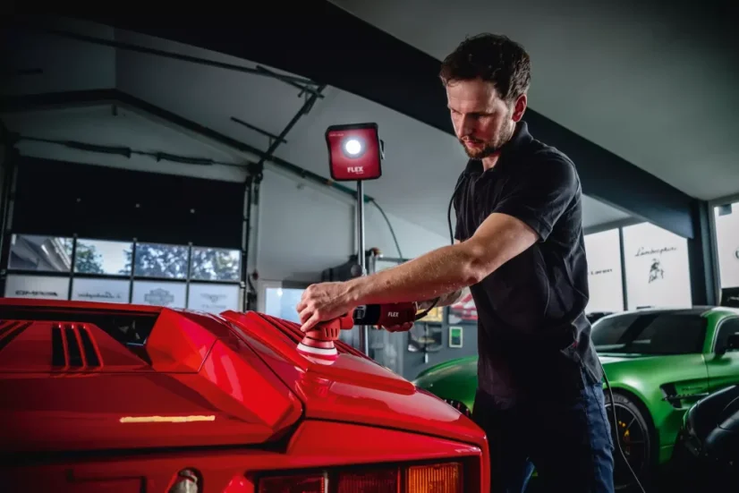 FLEX XFE 7-12 80 - Malá excentrická leštička s volným pohybem