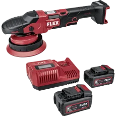 FLEX XCE 8 150 18-EC SET - Aku excentrická leštička s permanentní rotací (18 V)