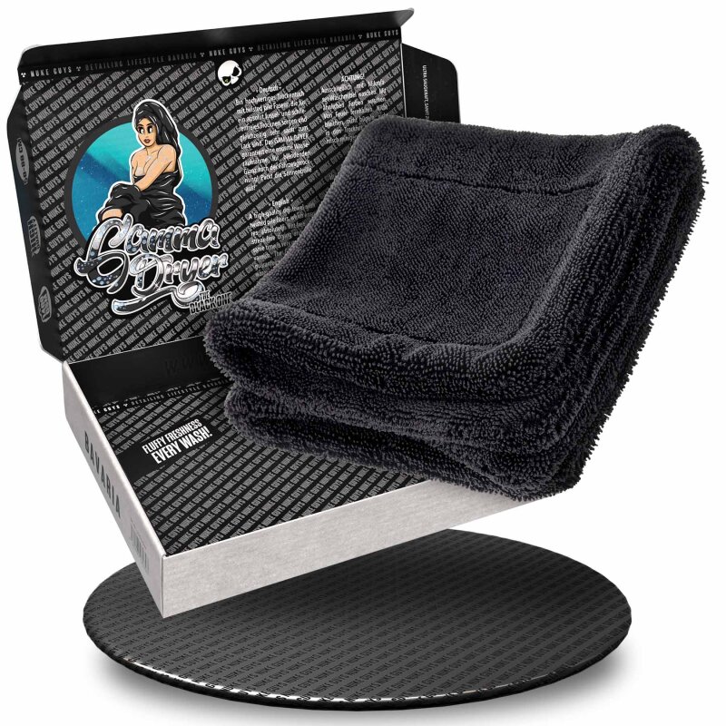 Nuke Guys GAMMA DRYER Black - Sušící ručník (1400 GSM) - Rozměry:: 40 x 40 cm