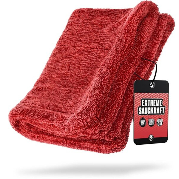 Nuke Guys GAMMA DRYER Red - Sušící ručník (1400 GSM) - Rozměry:: 40 x 40 cm