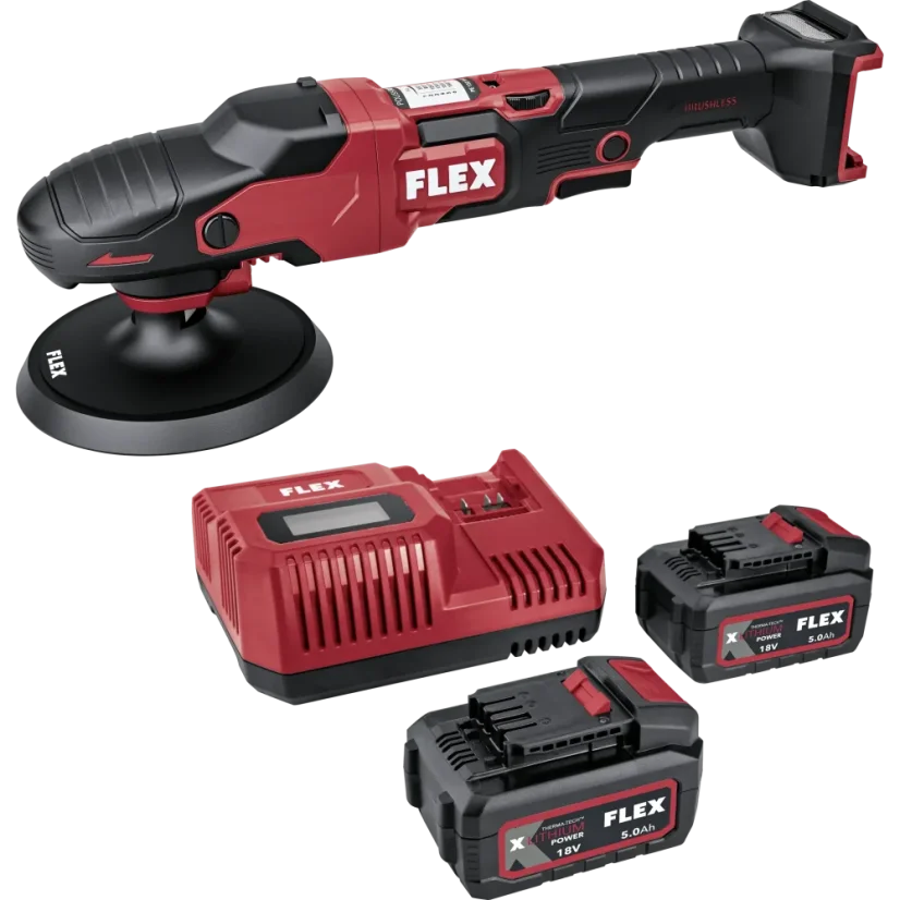 FLEX PE 150 18-EC SET - Aku rotační leštička (18 V)