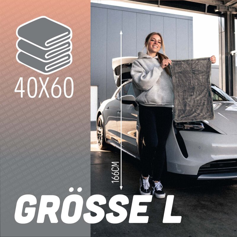 Nuke Guys GAMMA DRYER Gray - Sušící ručník (1400 GSM) - Rozměry:: 40 x 40 cm