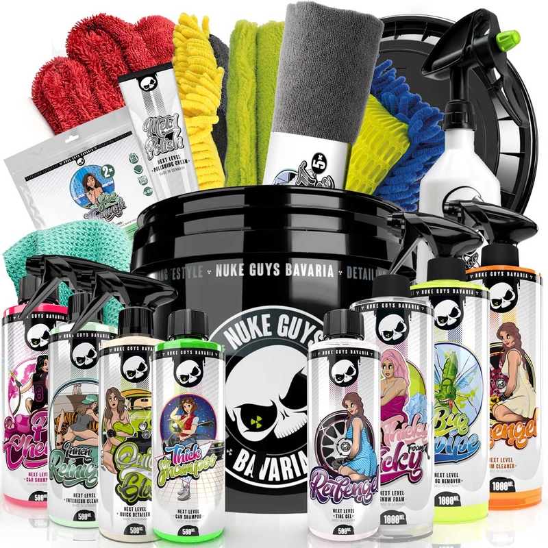 Nuke Guys Complete Bundle - Kompletní sada na mytí, čištění a údržbu exteriéru a interiéru auta