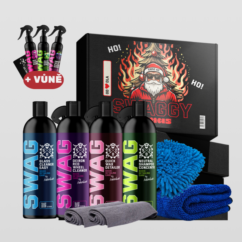 SWAG Christmas Box Exterior LUXURY - Vánoční box plný produktů na mytí auta
