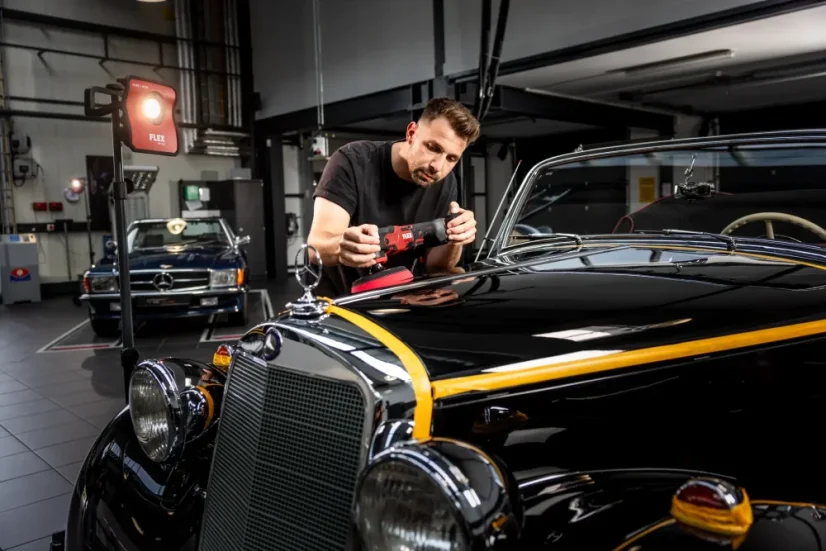 FLEX PE 150 18-EC SET - Aku rotační leštička (18 V)