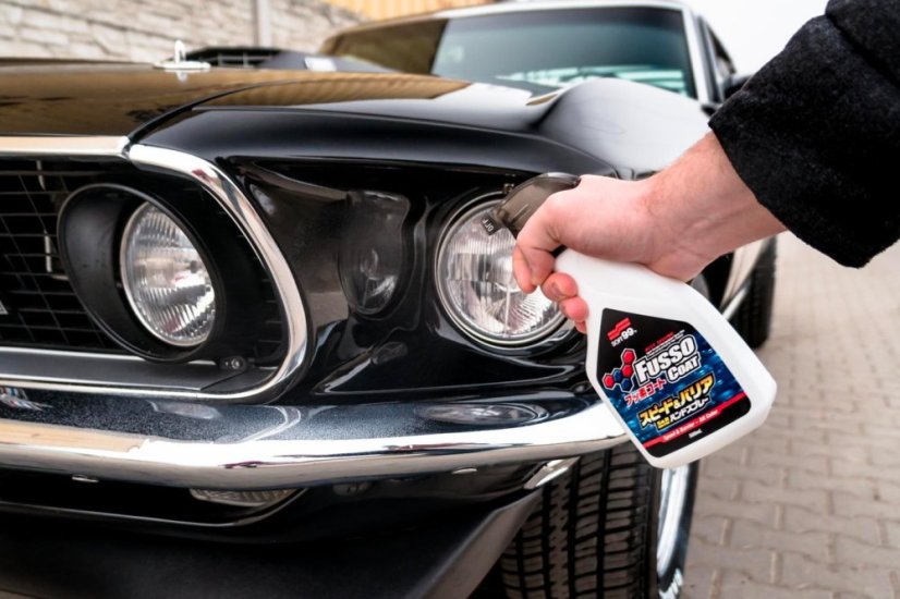 SOFT99 Fusso Coat Speed & Barrier - Syntetický vosk ve spreji (500 ml)