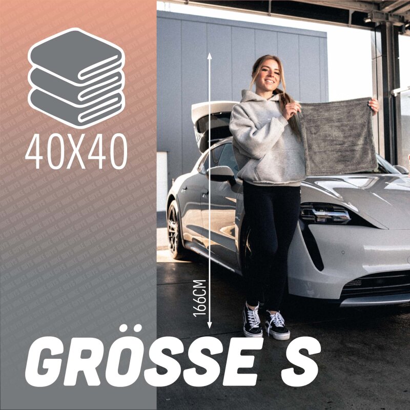 Nuke Guys GAMMA DRYER Gray - Sušící ručník (1400 GSM) - Rozměry:: 40 x 40 cm