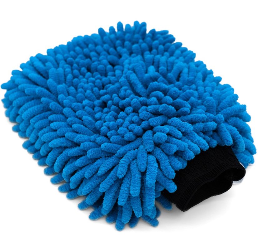 The Collection Chenille Wash Mitt (Petrol Blue) - Mycí rukavice