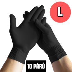 DS STRONG3 - Nitrilové rukavice vel. L (10 párů)