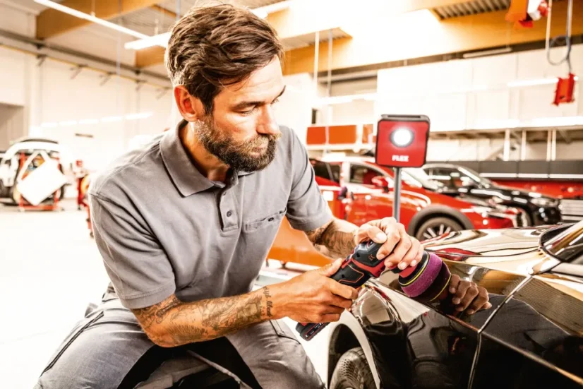 FLEX PXE 80 12-EC/2.5 SET - Chytrá AKU mini leštička (12 V)