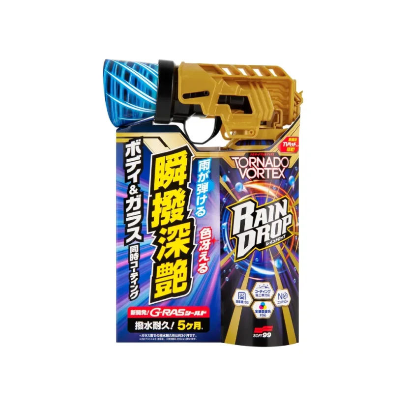 SOFT99 Rain Drop Tornado Vortex - Ochranný sealant na lak i okna