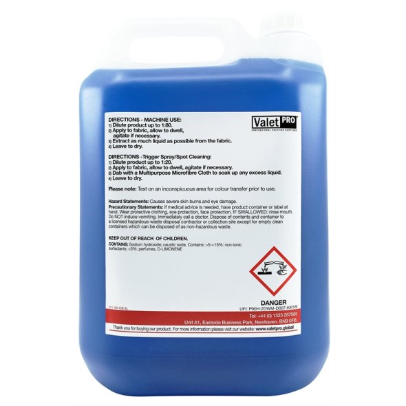ValetPRO Classic Carpet Cleaner - Čistič potahů a koberců (5000 ml)