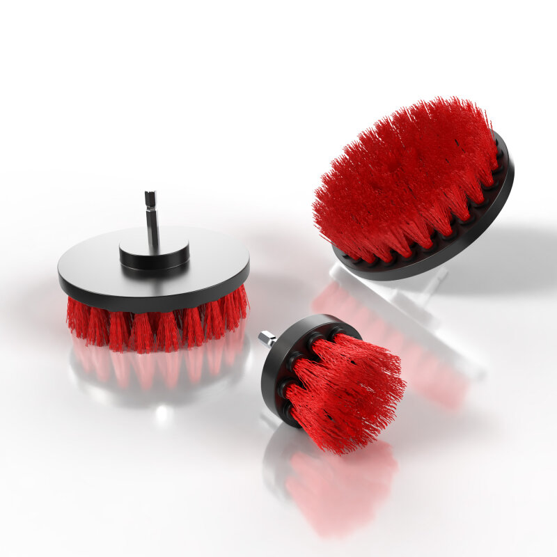 Nuke Guys Drill Brush Set HARD - Sada hrubých kartáčů