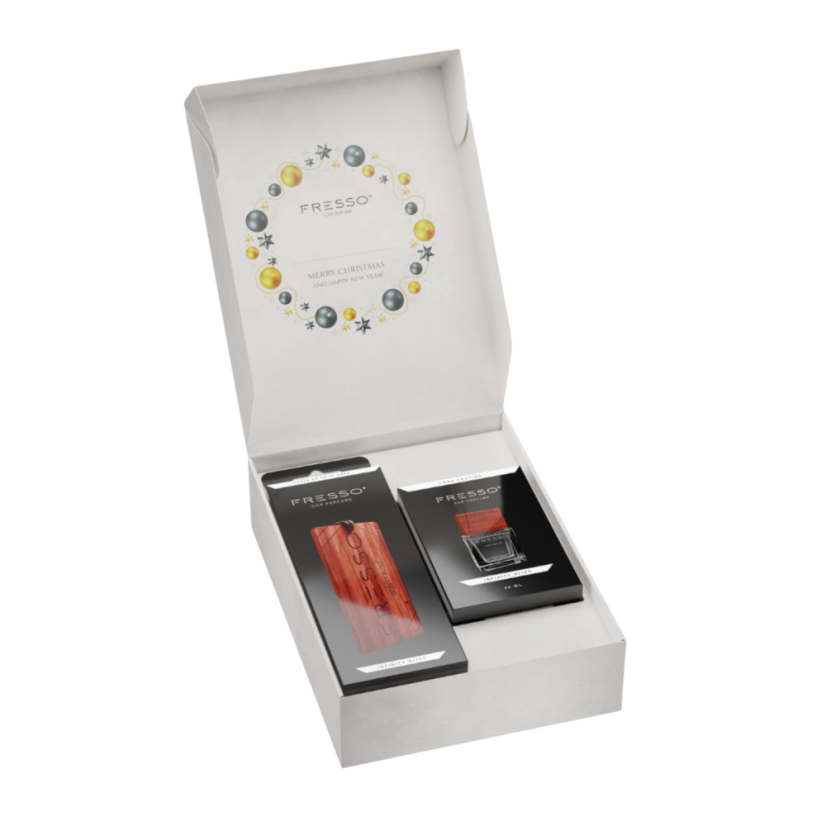 FRESSO Infinity Bliss Christmas Box - Vánoční dárková sada vůní do auta