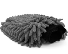 The Collection Chenille Wash Mitt (Dark Grey) - Mycí rukavice