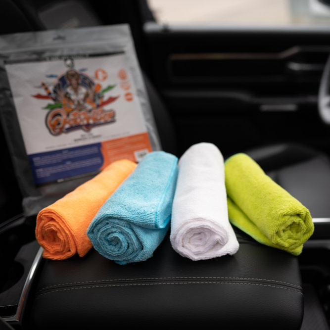 Nuke Guys OCTOFIBER - Sada 8 ks mikrovláknových utěrek 40 x 40 cm (320 GSM)