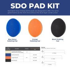 Lake Country SDO Pad Kit - Sada kotoučů nejvyšší kvality (140/125 mm)