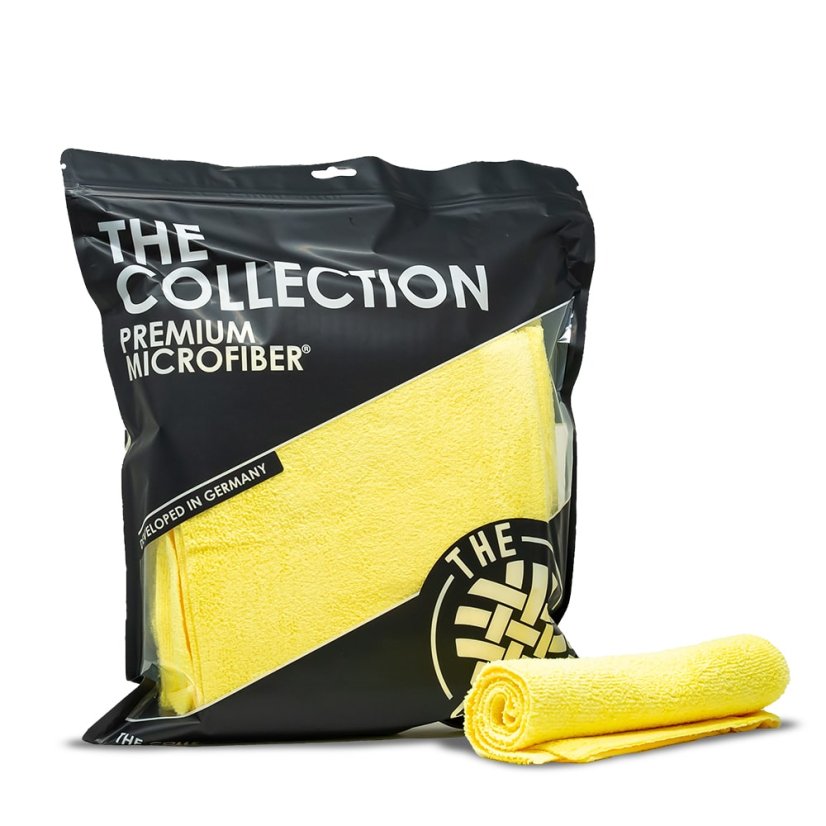 The Collection Allround & Coating 300 GSM 10er - Sada 10 utěrek Yellow (40x40 cm)