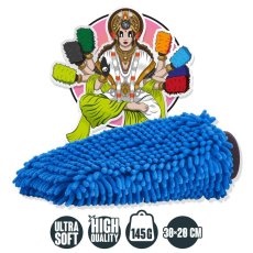 Nuke Guys Chenille Blue - Mikrovláknová mycí rukavice