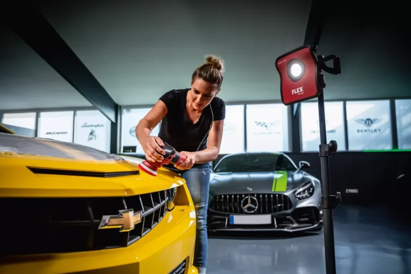 FLEX XFE 7-12 80 - Malá excentrická leštička s volným pohybem