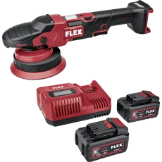 FLEX XFE 15 150 18-EC SET - Aku excentrická leštička s volným pohybem (18 V)