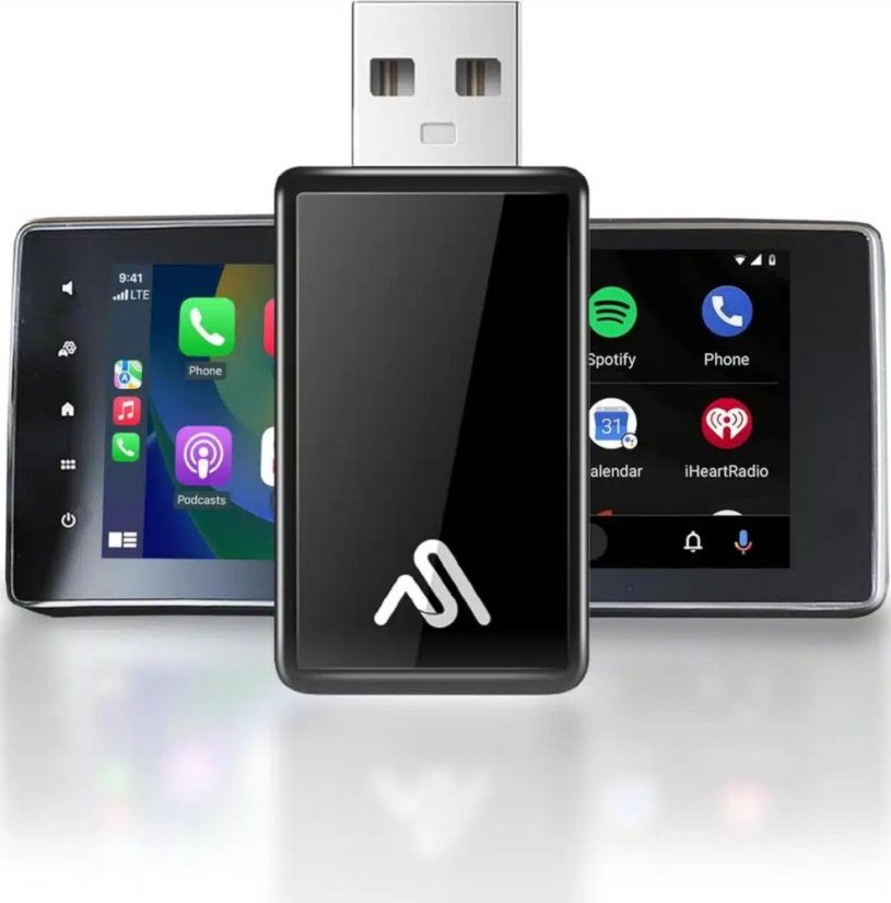 AutoSky 2in1 Wireless CPAA Adapter - Adaptér pro Apple CarPlay / Android Auto