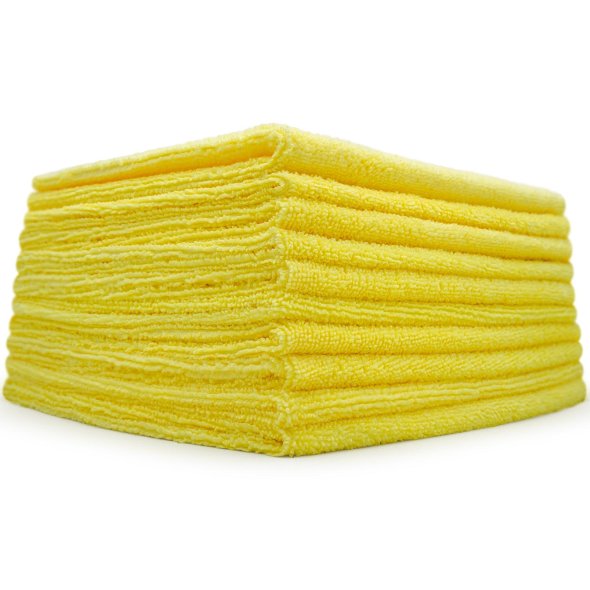 The Collection Allround & Coating 300 GSM 10er - Sada 10 utěrek Yellow (40x40 cm)