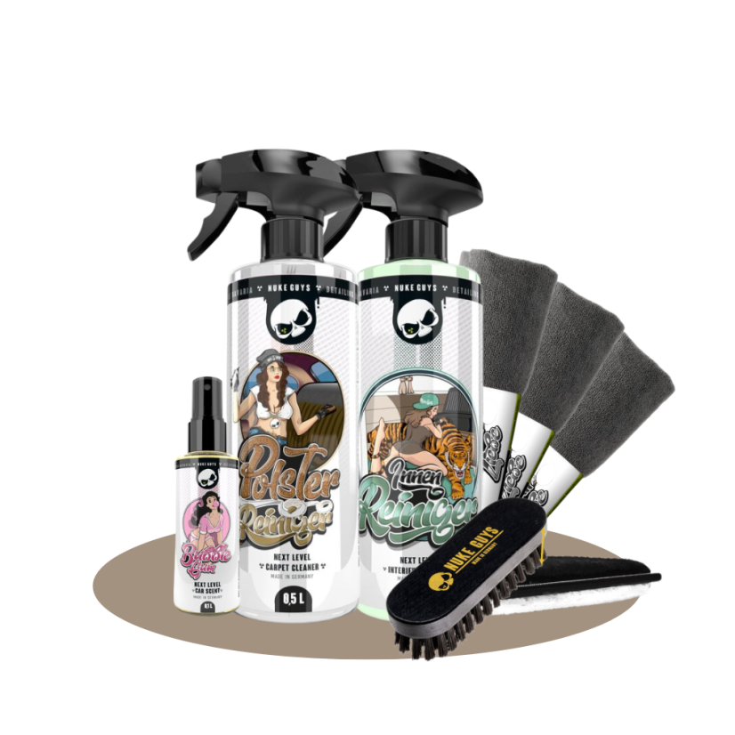 Nuke Guys | Sada na čištění interiéru PLUS (plasty, textil, kůže, alcantara, LCD)