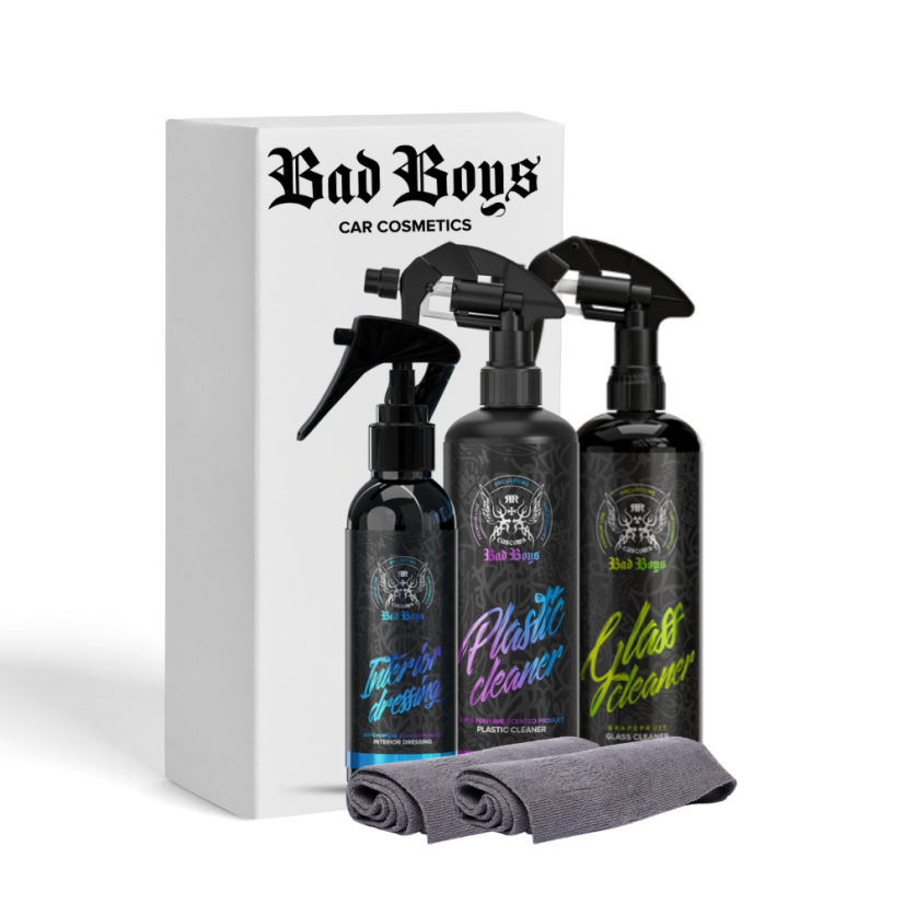 Bad Boys All Plastic Pack+ - Sada na čištění plastů a oken