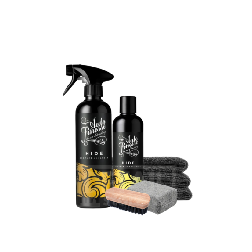 Auto Finesse Hide Leather Set - Sada na čištění a vyživení kůže